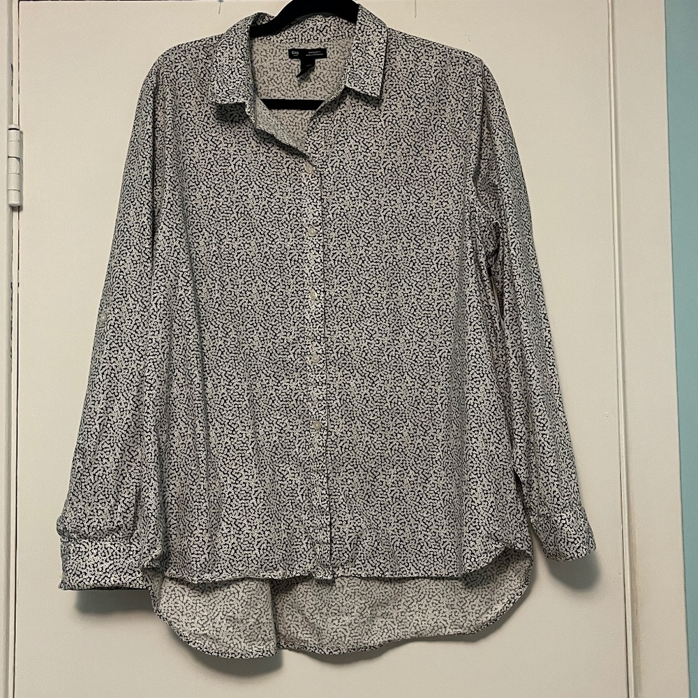 Gap Boyfriend Floral Shirt, L